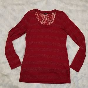 ❤5 for $25❤ Rue 21 LS Sparkle Stripe Shirt